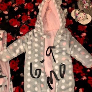 0-3 & 6-9 mo. Warm/thick winter babygirl jumpsuits